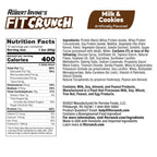 Robert Irvine's Fit Crunch Whey Protein Baked Bar - Milk & Cookies