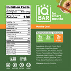 IQBar Vegan and Keto Protein Bars - Matcha Chai