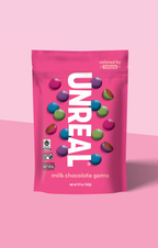 UNREAL Gluten Free Chocolate Snacks - Milk Chocolate Gems, 5 oz