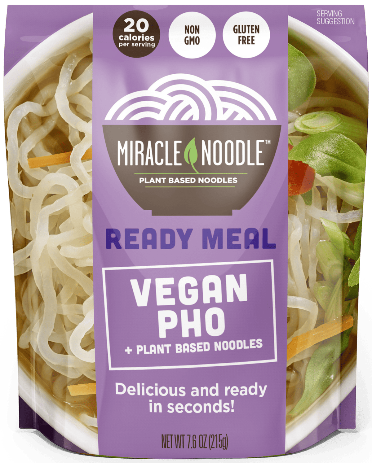 Miracle Noodle Shirataki Ready-to-Eat Meal - Vegan Pho (7.6 oz)