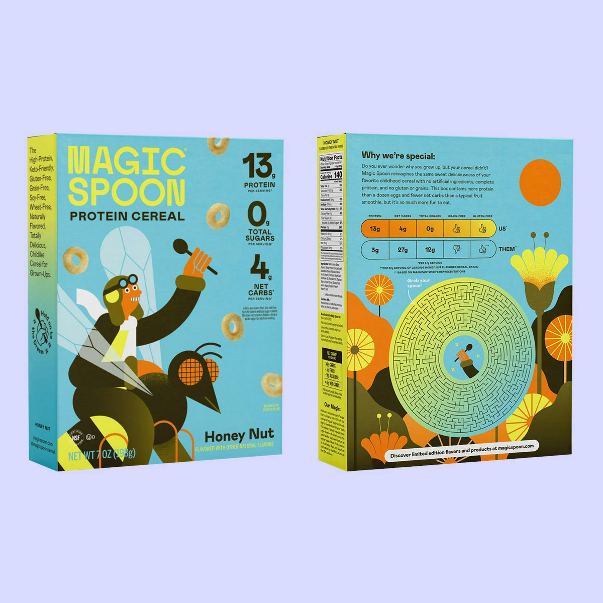 Magic Spoon Protein Cereal, 7oz - Honey Nut