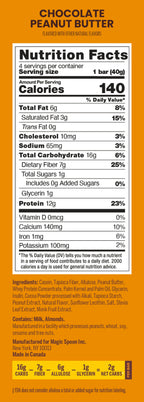 Magic Spoon Protein Treats, 4 Bars - Chocolate Peanut Butter