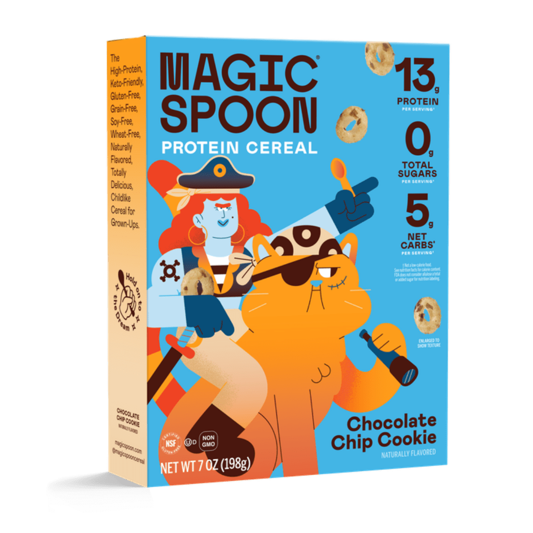 Magic Spoon Protein Cereal, 7oz - Chocolate Chip Cookie