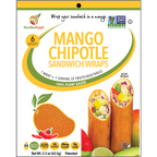 NewGem Foods GemWraps - Mango Chipotle, One Pack (6 Wraps)