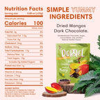 Dorrel Sweets Chocolate Covered Snacks - Dark Chocolate Mango, 8.8 oz