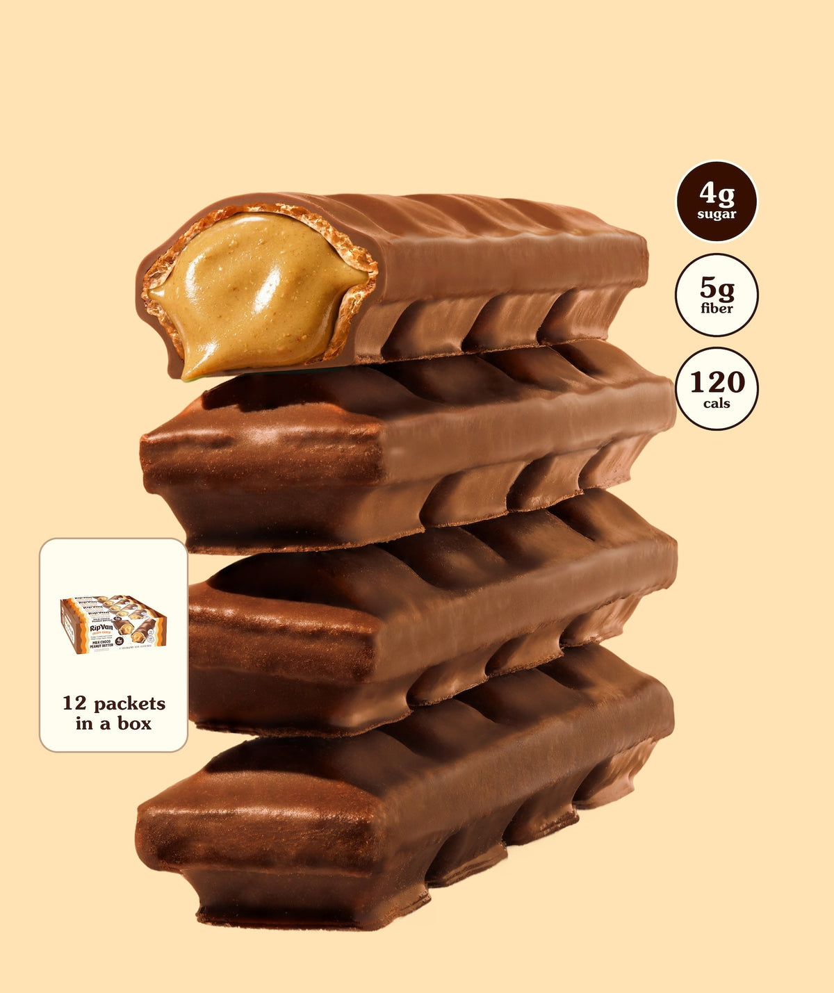 Rip Van Crispy Choco - Milk Choco Peanut Butter