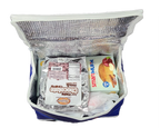 Frozen cold pack packed with heat sensitive items
