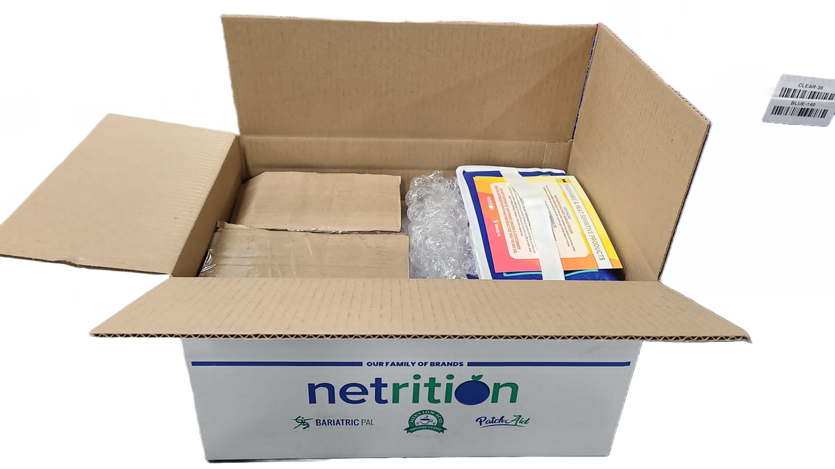 Cold pack and insulated bag inside a shipping box