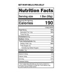 TRUBAR Plant-Based Protein Bar - Get in my Belly, PB & Jelly