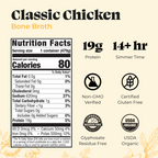 Kettle and Fire Bone Broth - 16.9oz Classic Chicken