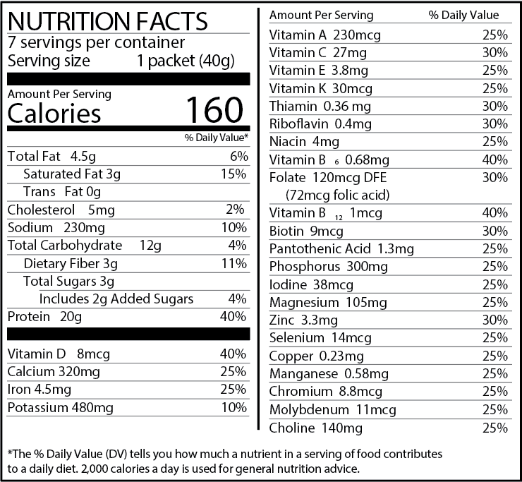 Numetra 20g Protein Pudding & Shakes - Cookies and Cream