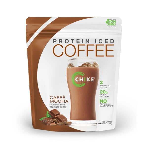 Chike Nutrition Natural High Protein Iced Coffee, 14 Serving Bag - Caffe Mocha, 16.3oz