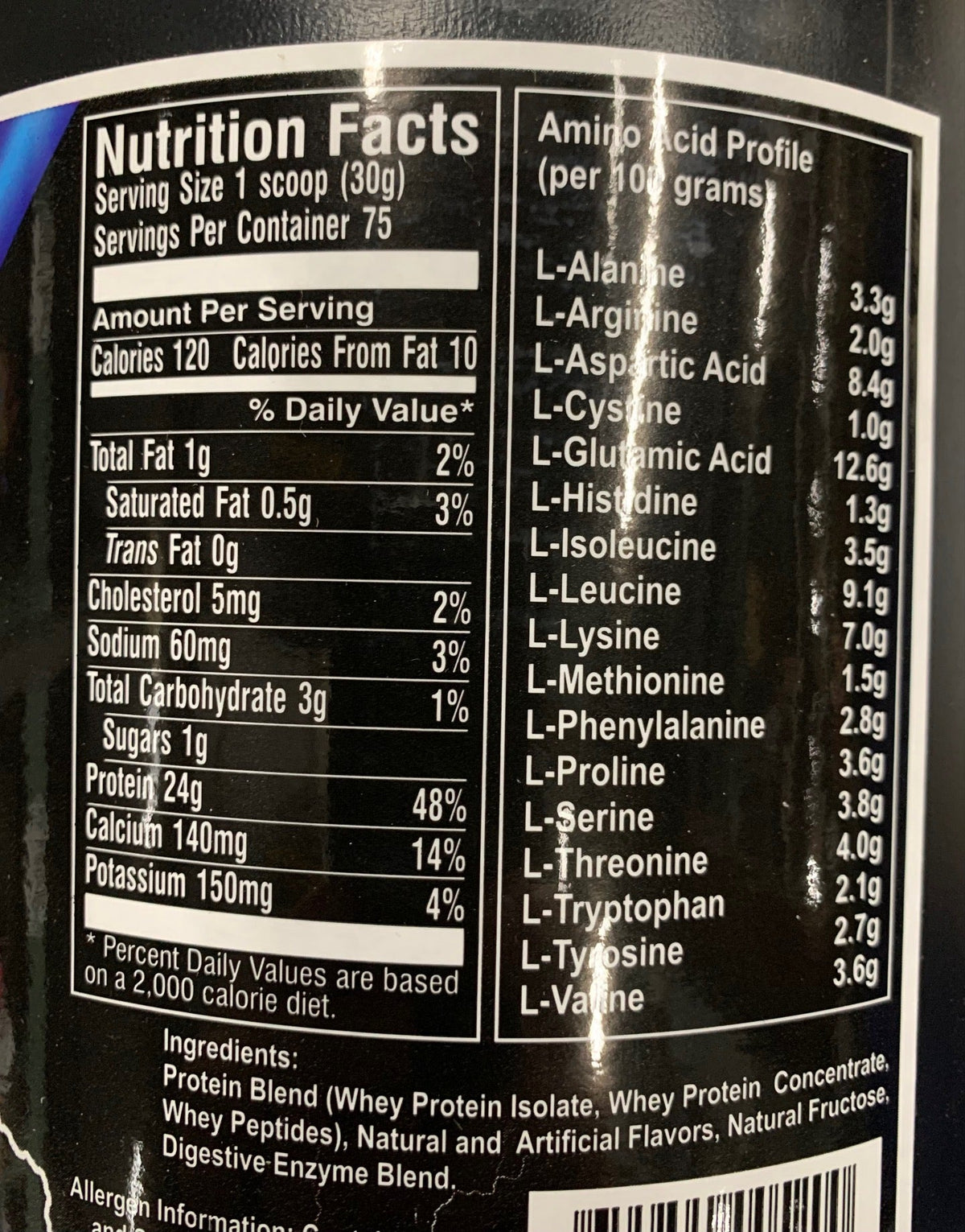 Nature's Research Whey Protein - Cappuccino