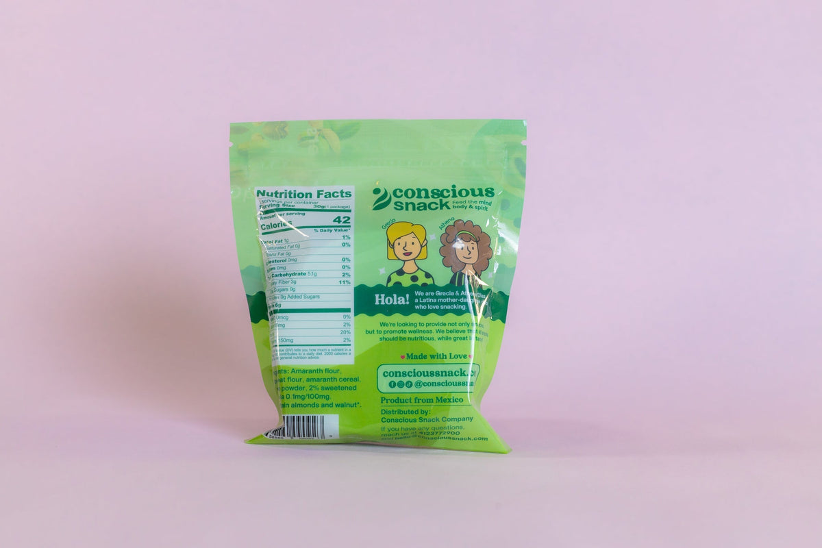 ConsciouSnack Obleas Amaranth Wafers by Snackever - Pistachio