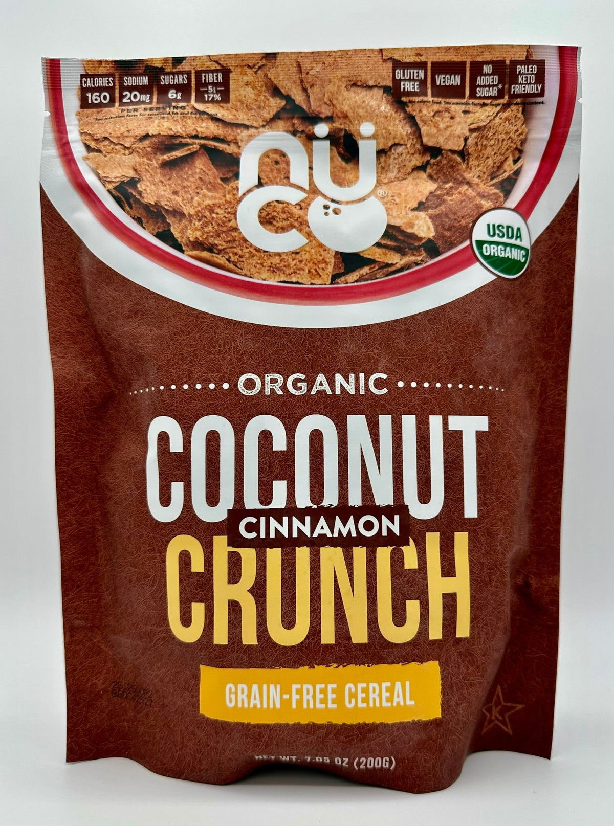 Nuco Coconut Crunch Grain Free Cereal 7.05 oz - Cinnamon