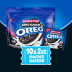 OREO Double Stuf Zero Sugar Chocolate Sandwich Cookies, 10.3 oz — gallery image 5