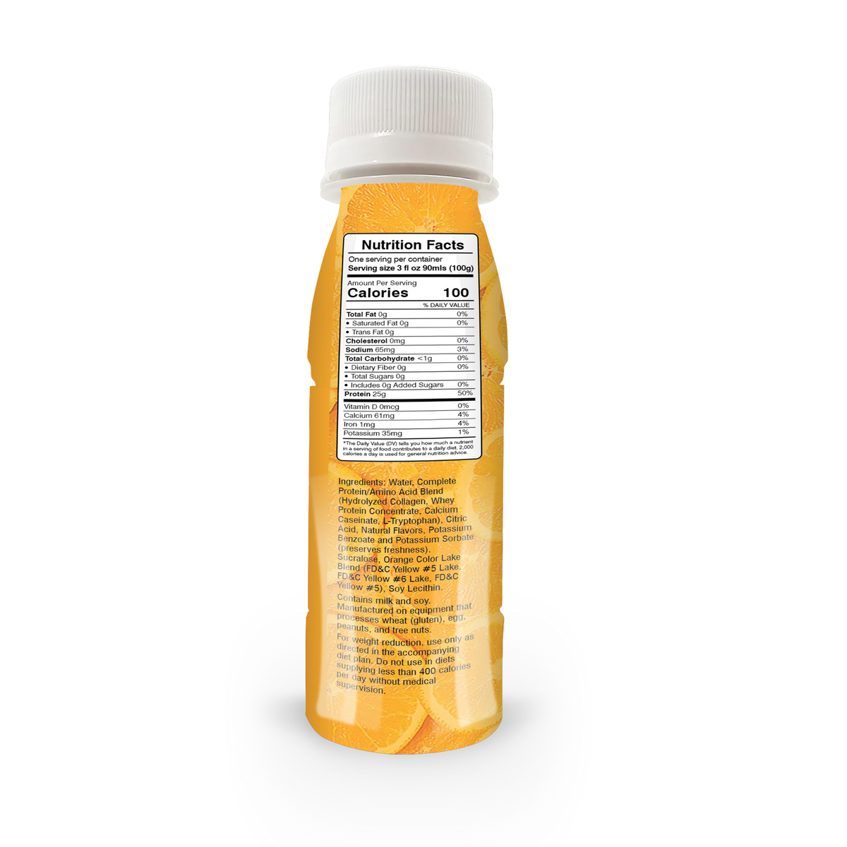 Whey & Collagen Protein Power Shots, Tropical Orange, image 7