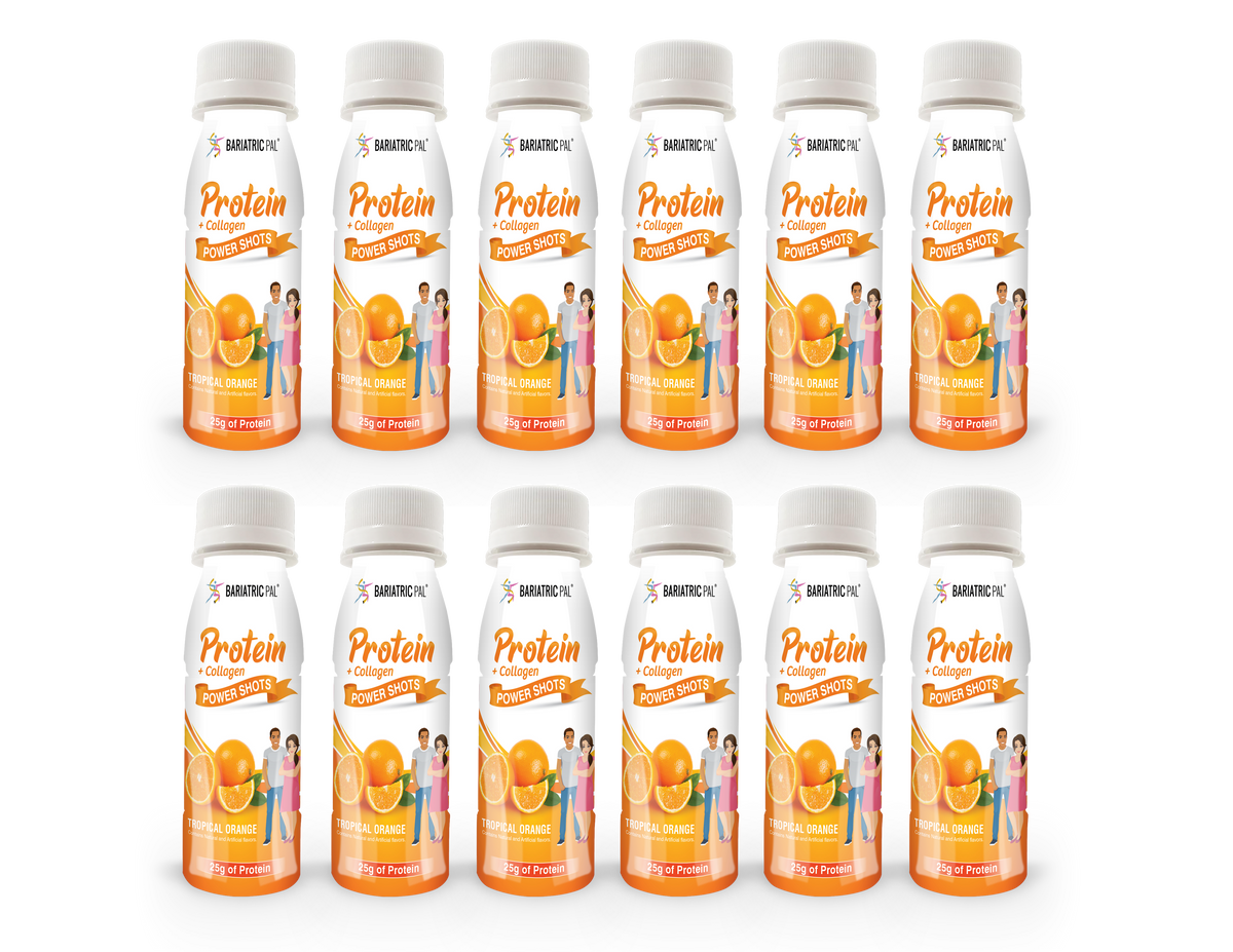 Whey & Collagen Protein Power Shots, Tropical Orange, image 10