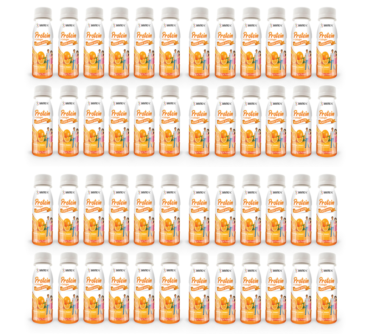 Whey & Collagen Protein Power Shots, Tropical Orange, image 12