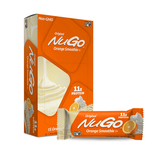 NuGo Original Bars, Orange Smoothie.