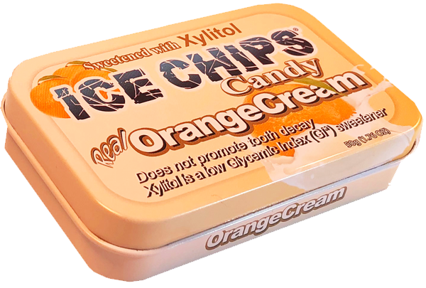 Ice Chips Sugar Free Candy - Orange Cream