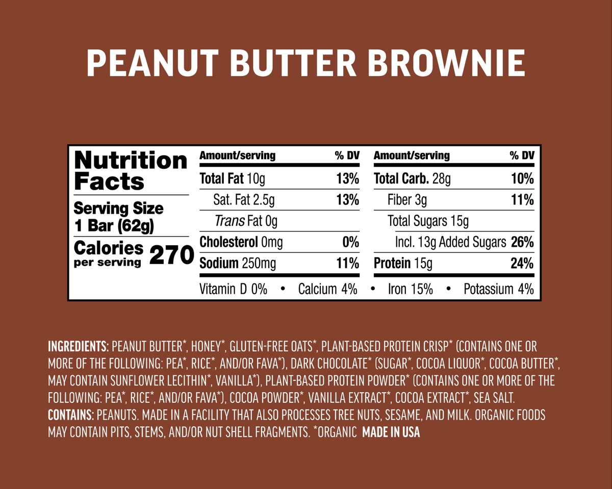 #Flavor_Peanut Butter Brownie