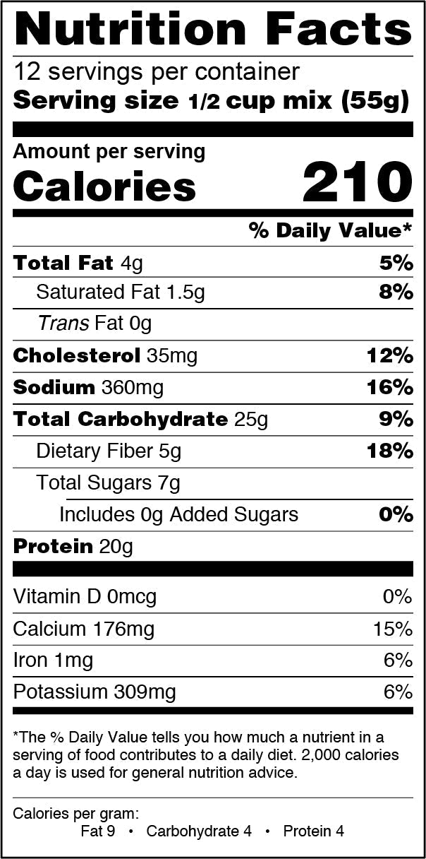 Nutrition facts label for FlapJacked Gluten-Free Protein Pancakes and Baking Mix - Buttermilk 24 oz