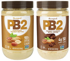PB2 Original and PB2 with Cocoa 16 ounce jars in a two-flavor variety pack