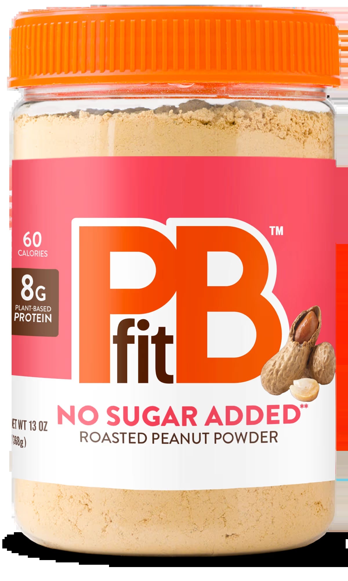 BetterBody Foods PB Fit Sugar-Free Peanut Butter Powder (13oz) tub