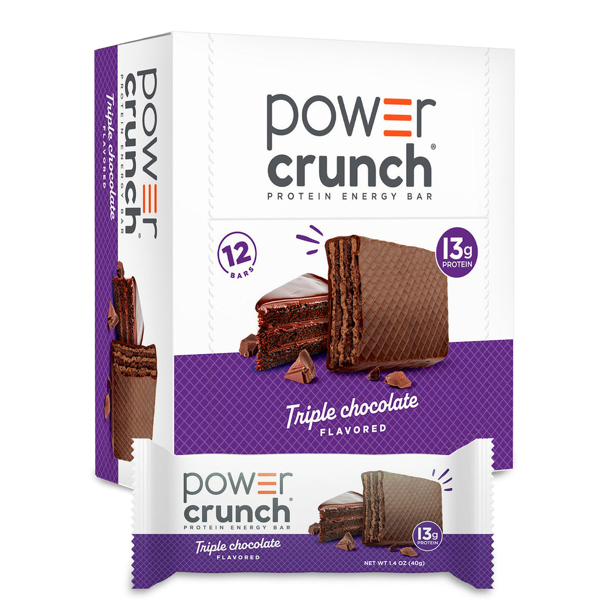 BNRG Power Crunch Protein Bars - Triple Chocolate