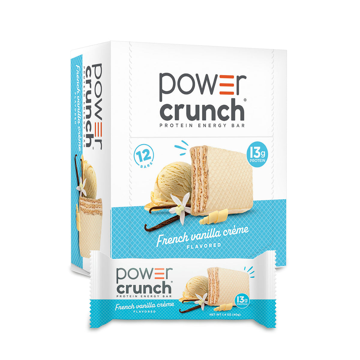 BNRG Power Crunch Protein Bars - French Vanilla Creme