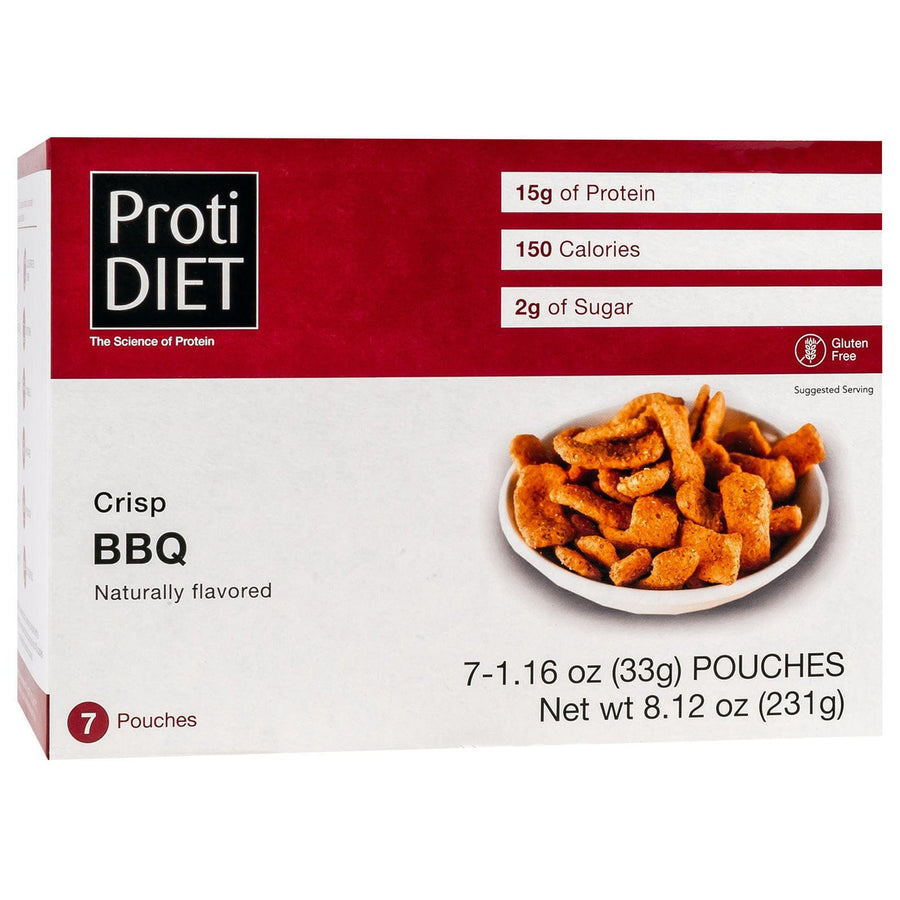 Proti Diet Protein Crisps, BBQ, 7 Pouches - 1-Pack