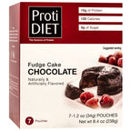Proti Diet Protein Cake Mix, Chocolate Fudge, 7 Pouches - 1-Pack