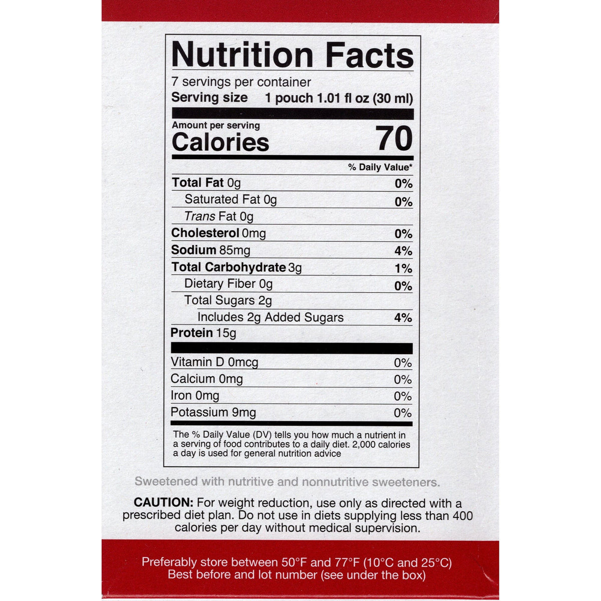 Proti Diet Concentrated Drink Mix, Tropical Fruits Flavor, 7 Pouches