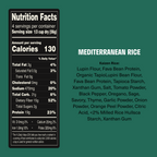 Kaizen Food Company Low Carb Plant Based Seasoned Rice 8 oz (226g) - Mediterranean