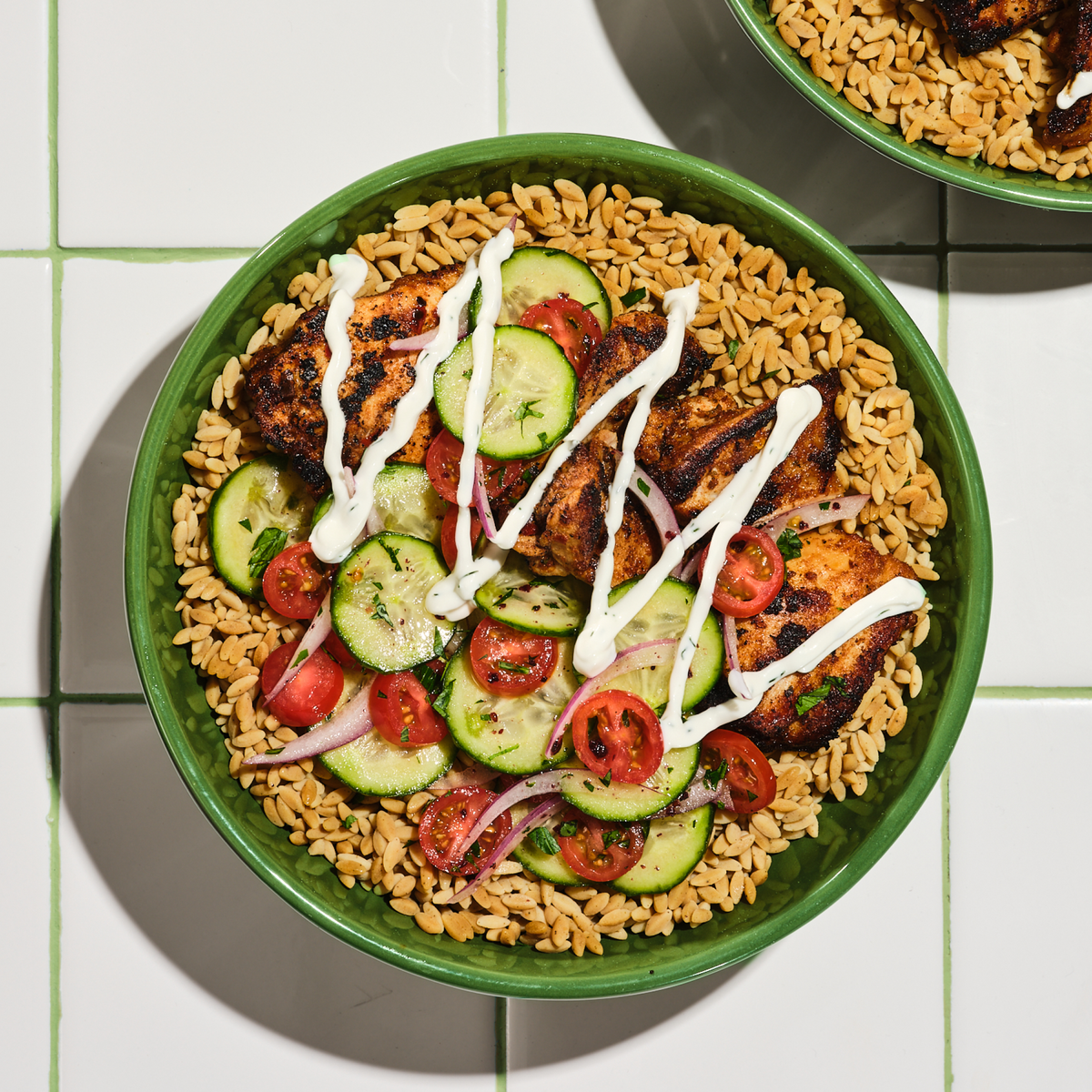 Kaizen Food Company Low Carb Plant Based Seasoned Rice 8 oz (226g) - Mediterranean