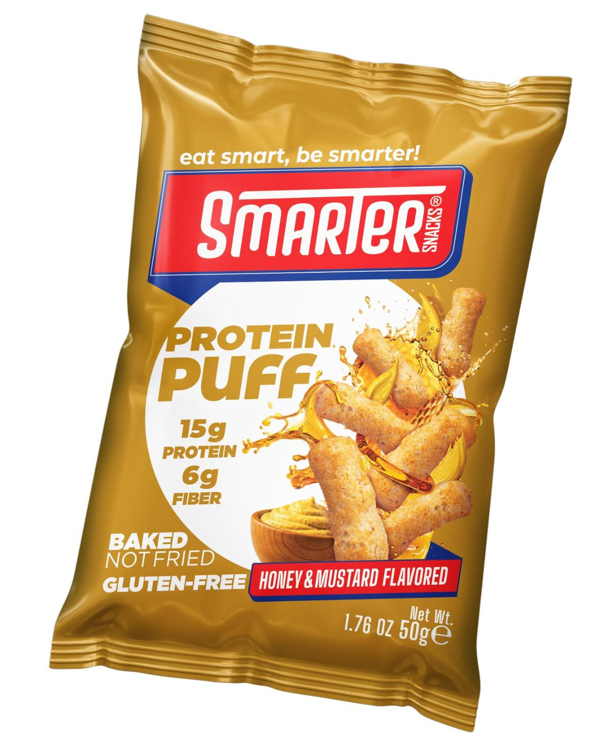 Smarter Snacks Protein Puffs - Honey Mustard