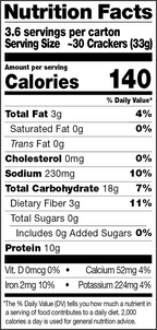 Milton's Protein Crackers, 4.25 oz - Crispy Sea Salt