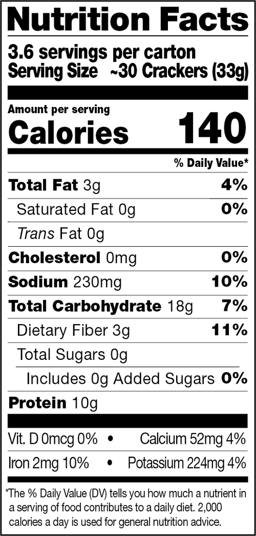 Milton's Protein Crackers, 4.25 oz - Crispy Sea Salt
