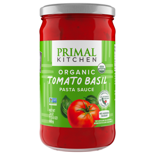 Primal Kitchen Pasta Sauce, Organic Tomato Basil, 24 oz.