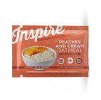 Inspire Protein Kitchen Oatmeal - Peaches and Cream, One Serving