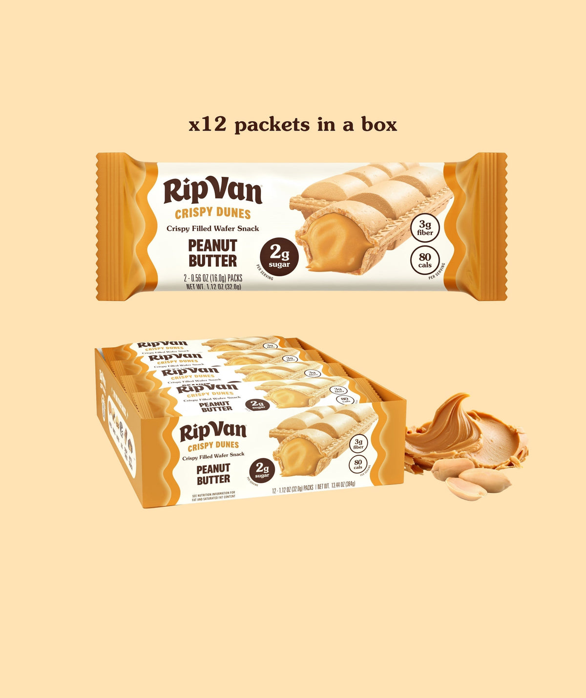 Rip Van Crispy Dunes - Peanut Butter