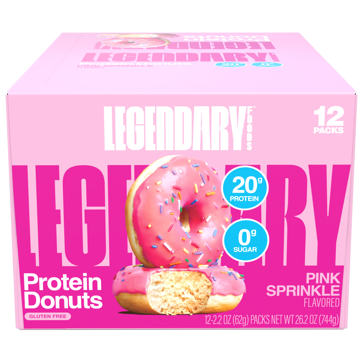 #Flavor_Pink Sprinkle #Size_12 Pack (24 donuts)