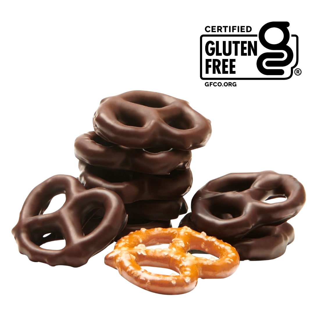 JoJo's Dark Chocolate Covered Pretzels, 3 oz — gallery image 3