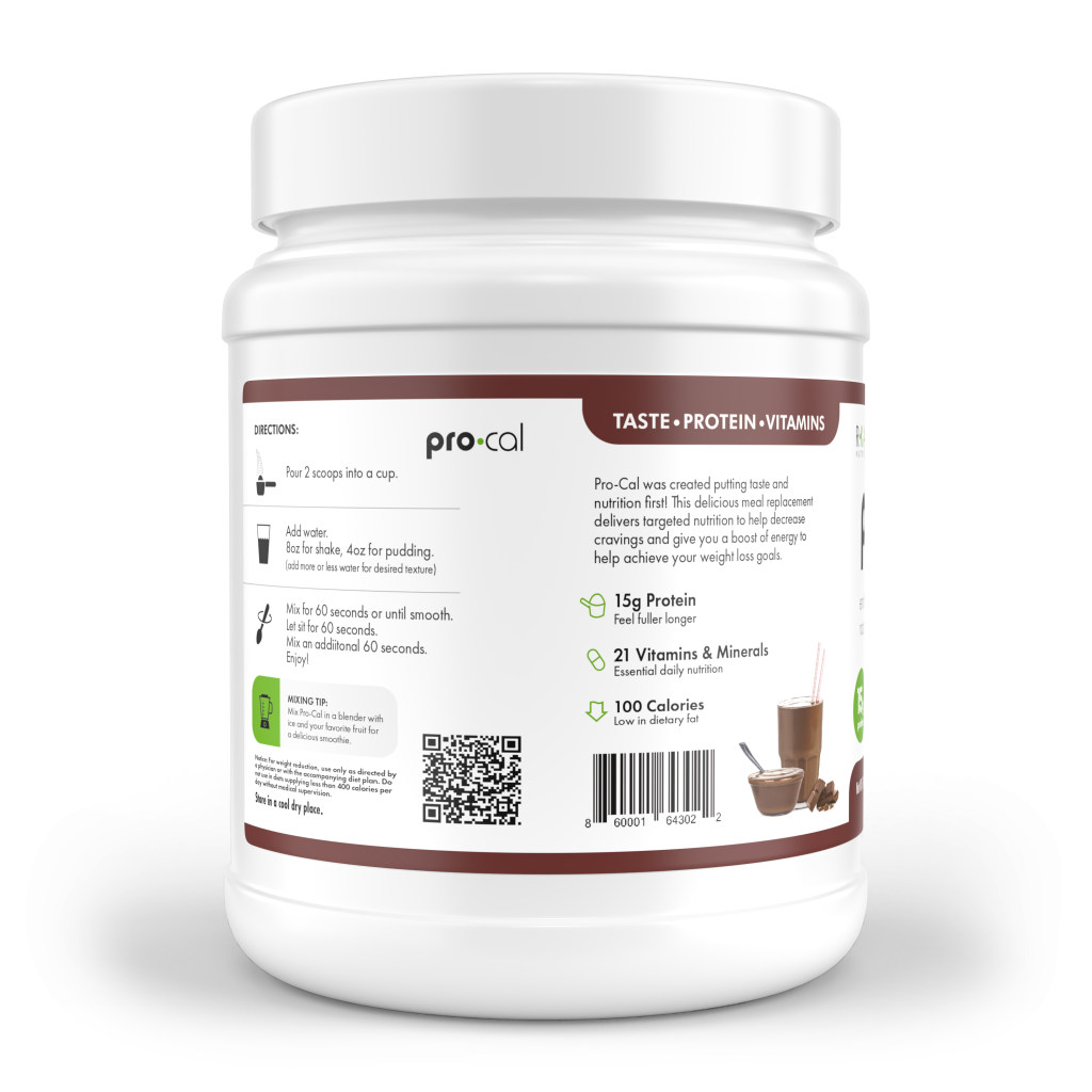 R-Kane Nutritionals Pro-Cal High Protein Pudding/Shake Mix, Chocolate 16.4oz (464g) — gallery image 7