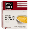Proti Diet Protein Soup Mix, Chicken Noodle, 7 Pouches - 1-Pack