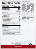 Side view of Proti Diet Protein Soup Mix, Chicken Noodle, 7 Pouches packaging