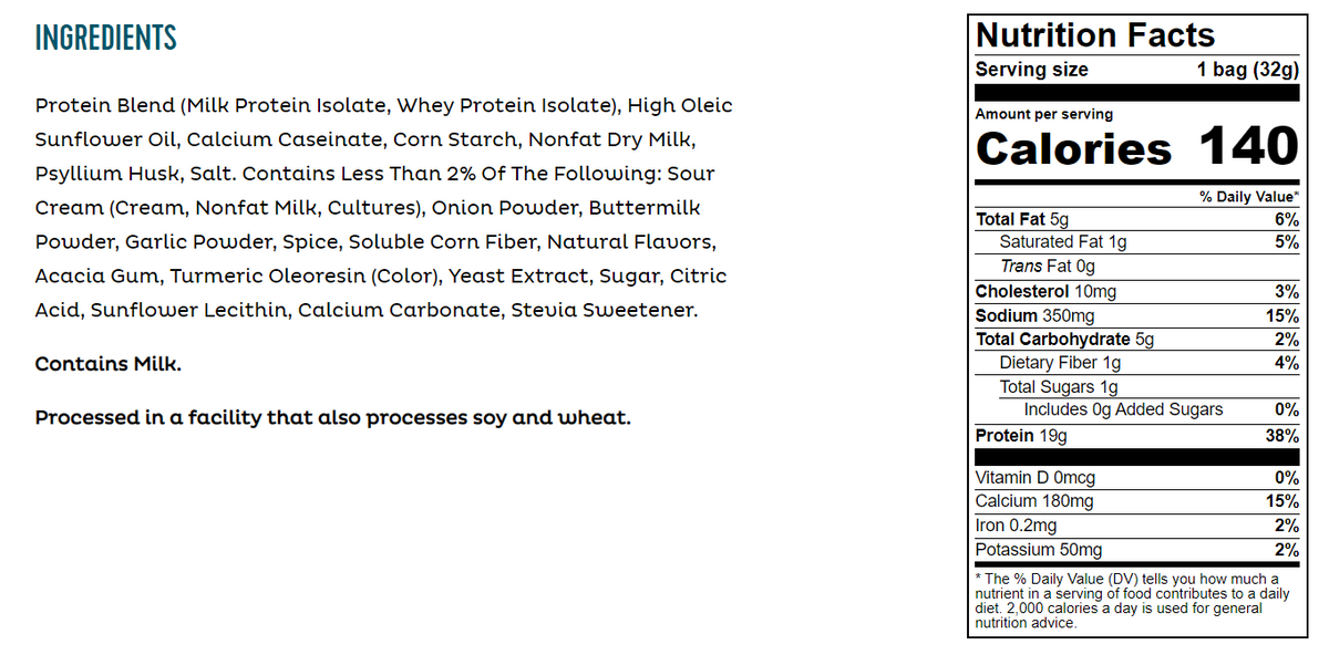 Quest Nutrition Protein Chips in Sour Cream and Onion #Size_8 pk, product image 17.