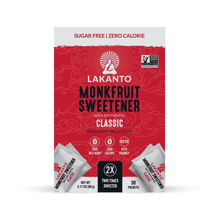 Lakanto Monkfruit Sweetener - Classic 30 (3g) Packets