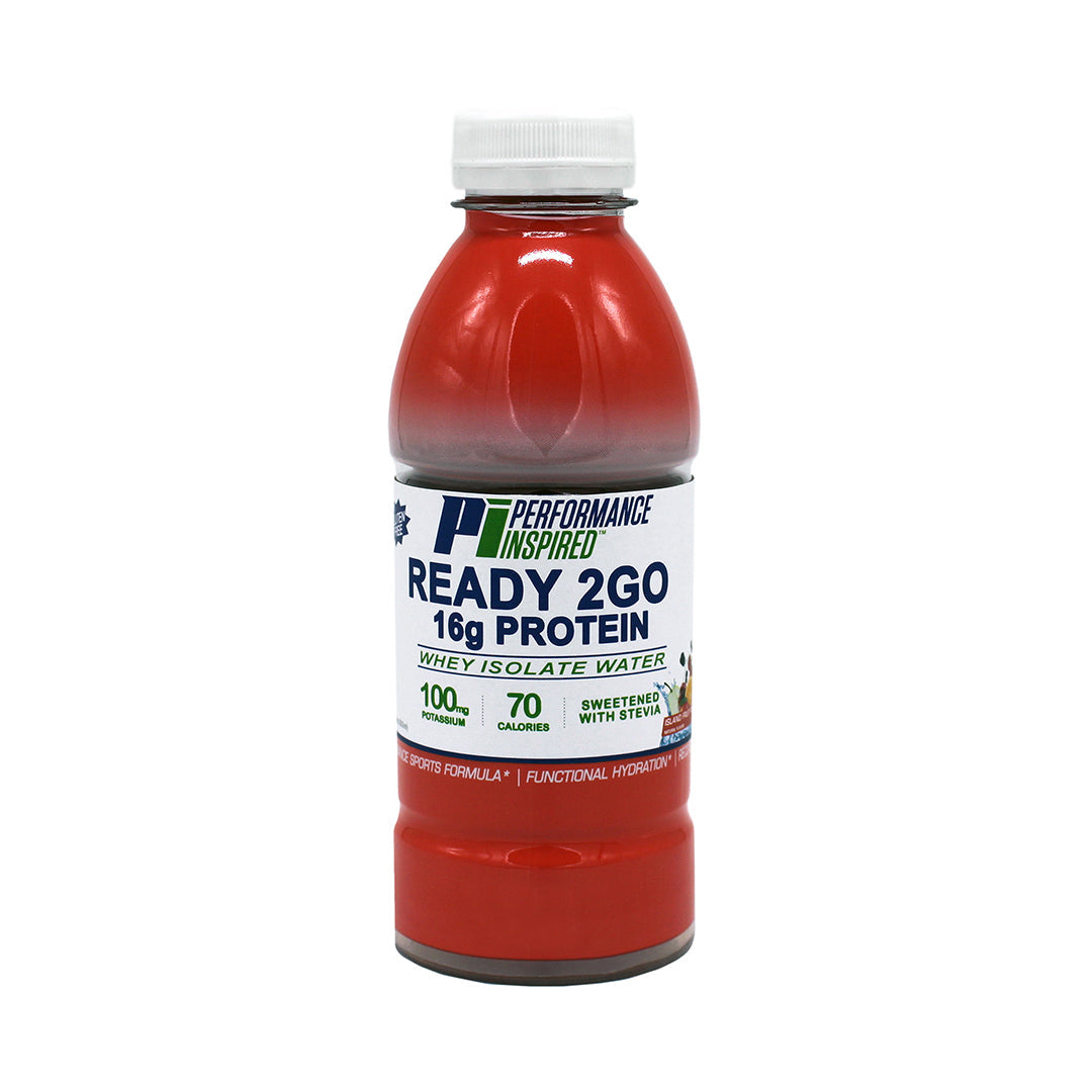Performance Inspired Ready 2Go Whey Isolate Protein Water, 16.9 oz - Island Fruit Punch